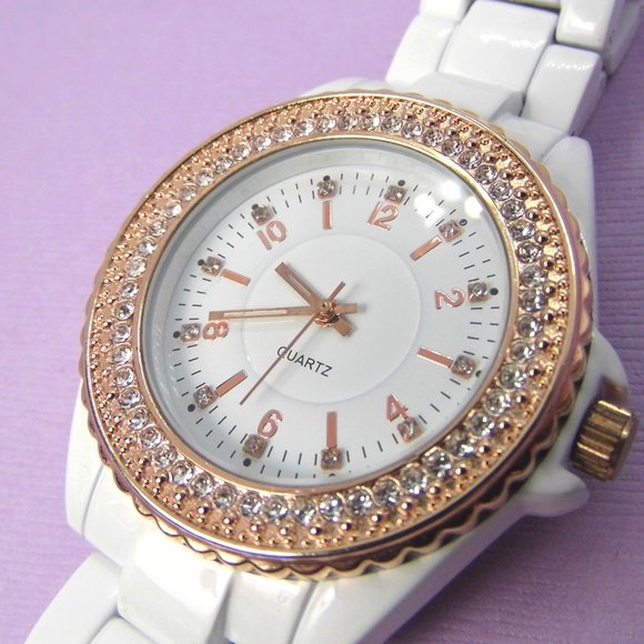 White & Rose Stainless steel Quartz Watch - Picture 3 of 7